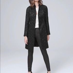 WhiteHouseBlackMarket Ombré sequin jacket/coat